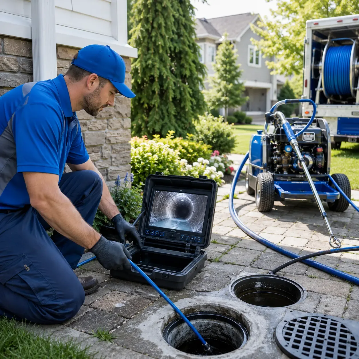 Outdoor drain cleaning professionals serving Barton, VT